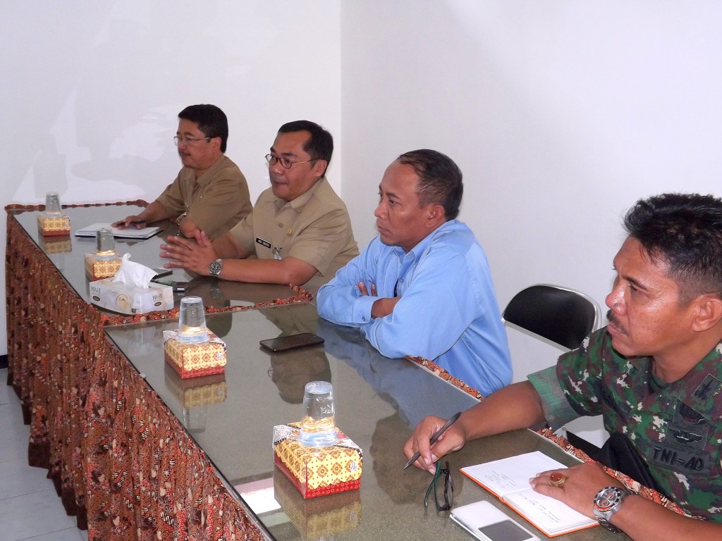 Koordinasi Dinas Pertanian Kota Malang bersama KODIM 0833 dalam rencana launching Pasar Tani Kota Malang